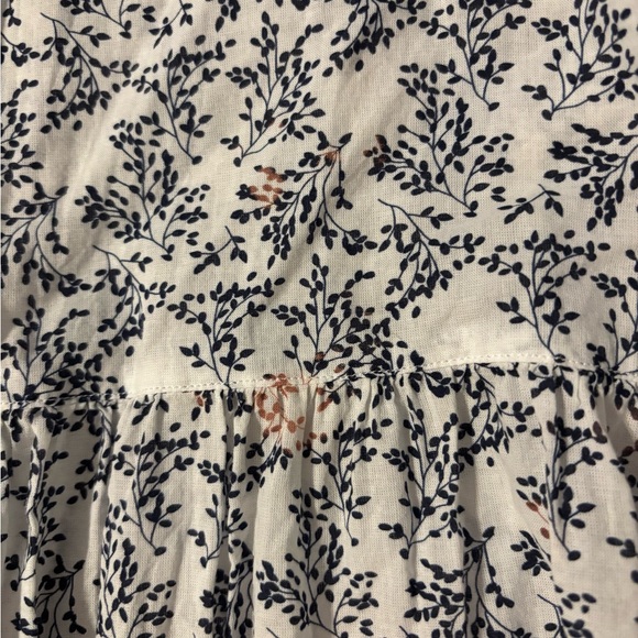 COQUETTE ruffles Normcore old money Grayson by Frank & Eileen Floral Blue dress - Picture 3 of 7